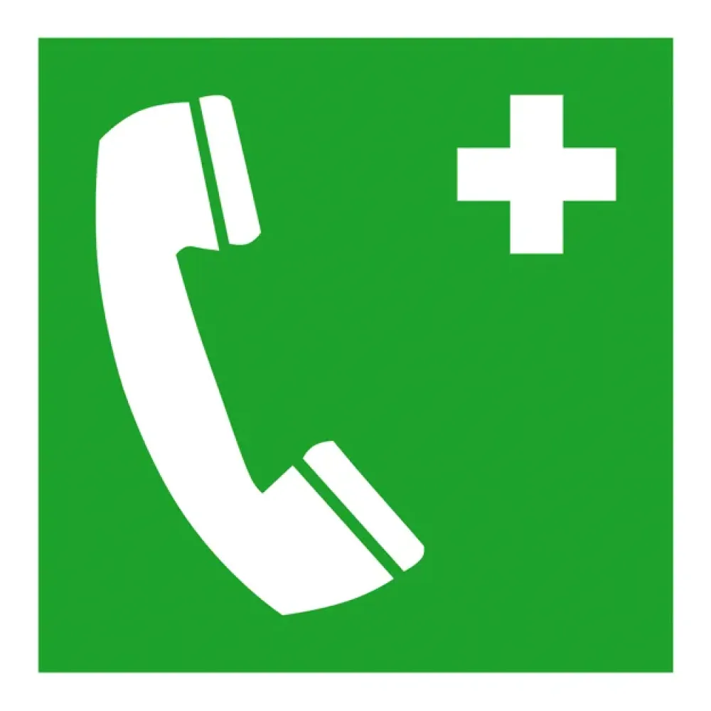 Erste-Hilfe-Schild »Notruftelefon«