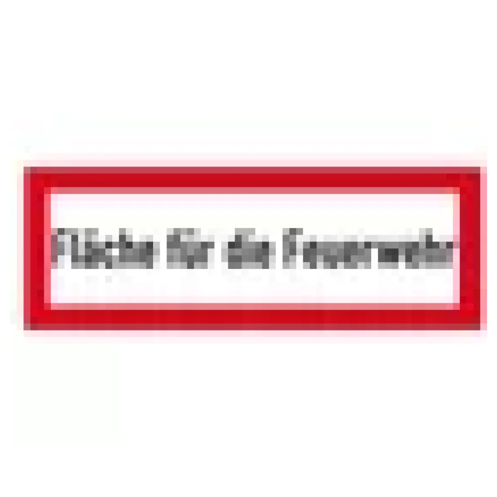 Hinweisschild für die Feuerwehr »Fläche für die Feuerwehr« – Bild 3