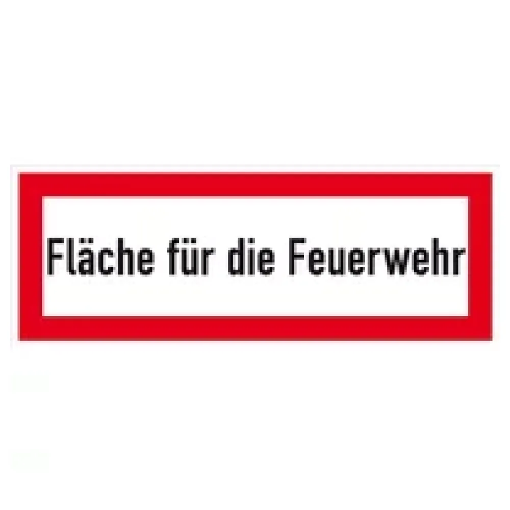 Hinweisschild für die Feuerwehr »Fläche für die Feuerwehr« – Bild 2