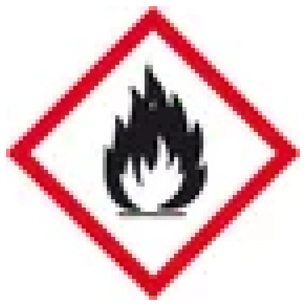 GHS-Gefahrenpiktogramm »Symbol 02: Flamme« – Bild 3
