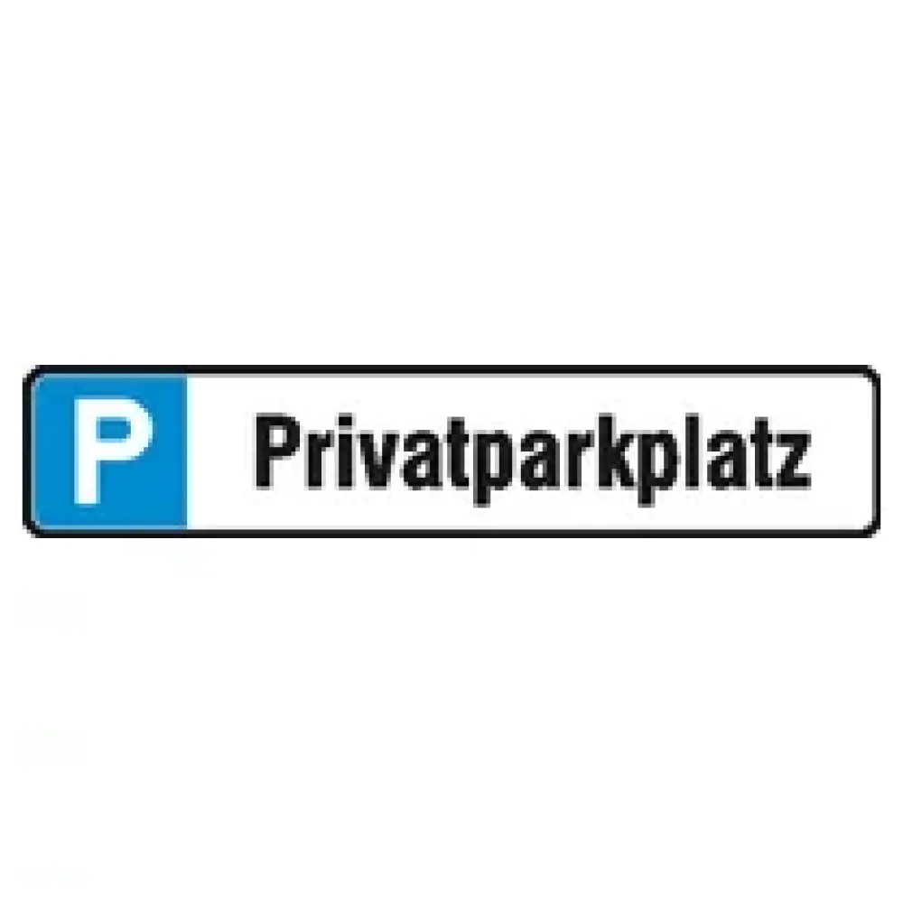 Parkplatzschild »Symbol: P, Text: Privatparkplatz« – Bild 2