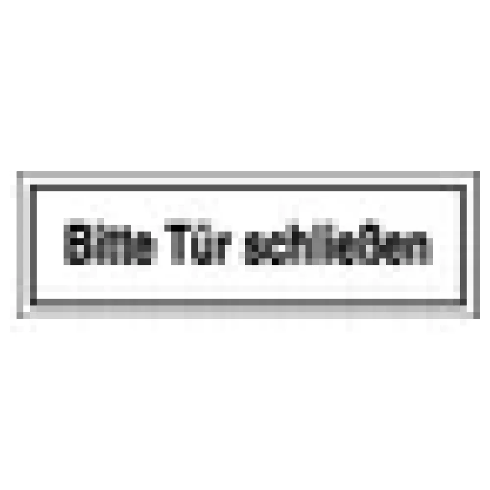 Hinweisschild »Bitte Tür schließen« – Bild 3
