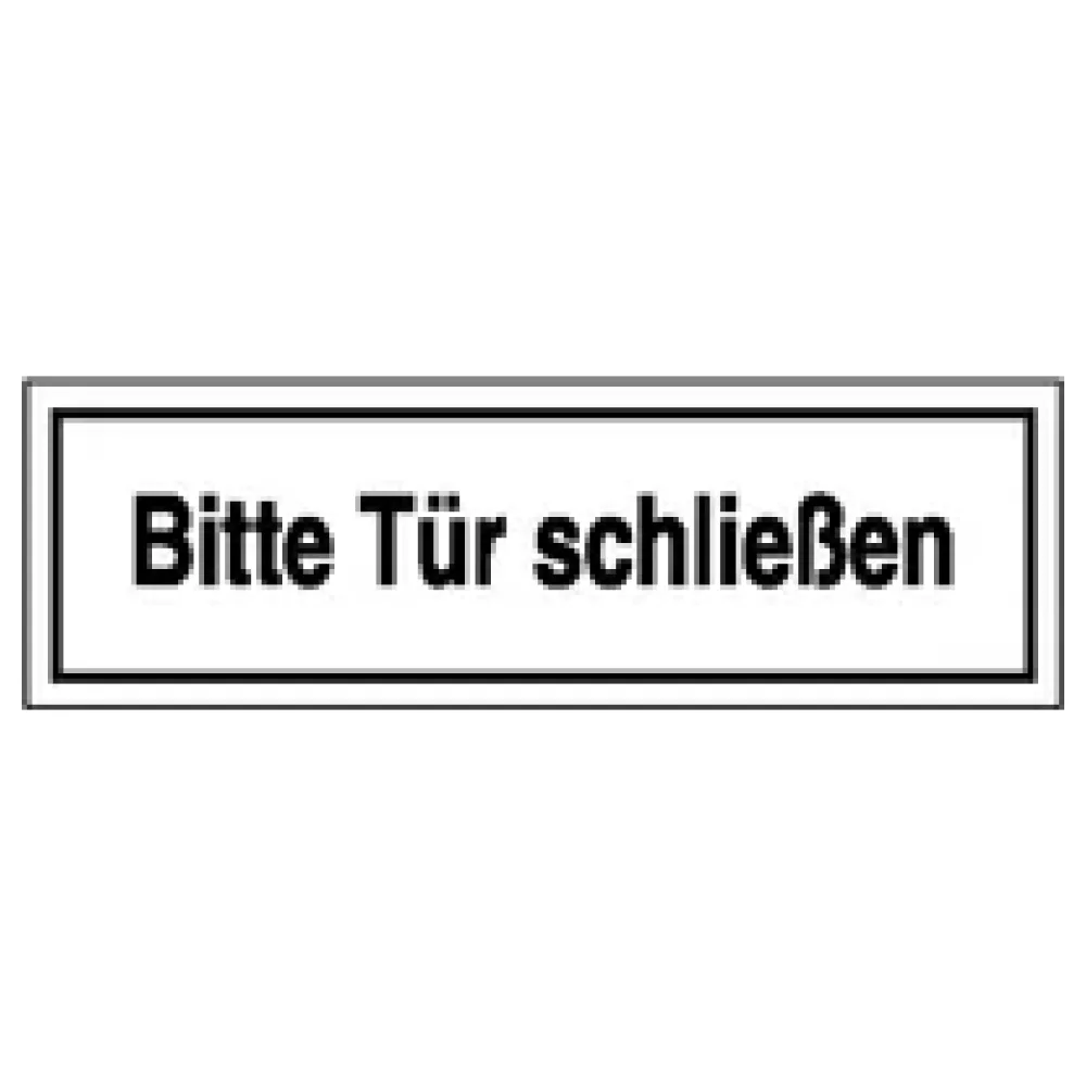 Hinweisschild »Bitte Tür schließen« – Bild 2