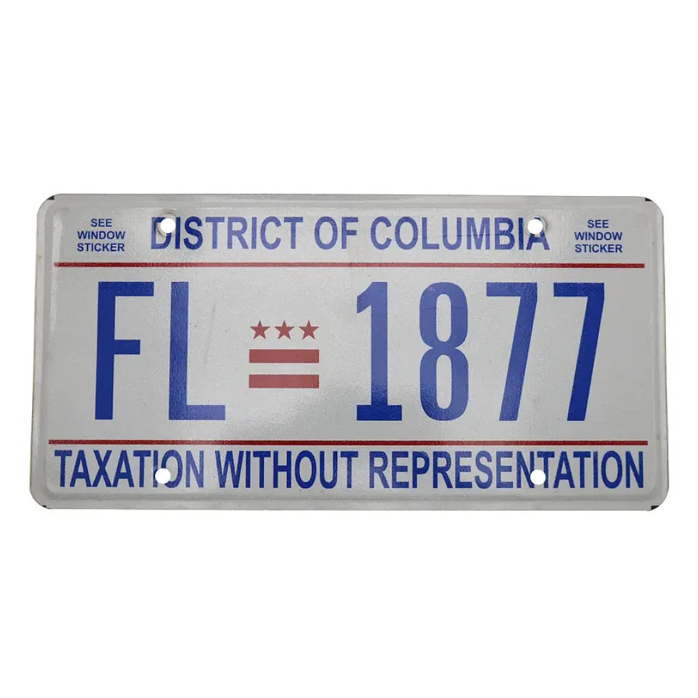 US Kennzeichen Washington DC - original Nummernschild aus den USA