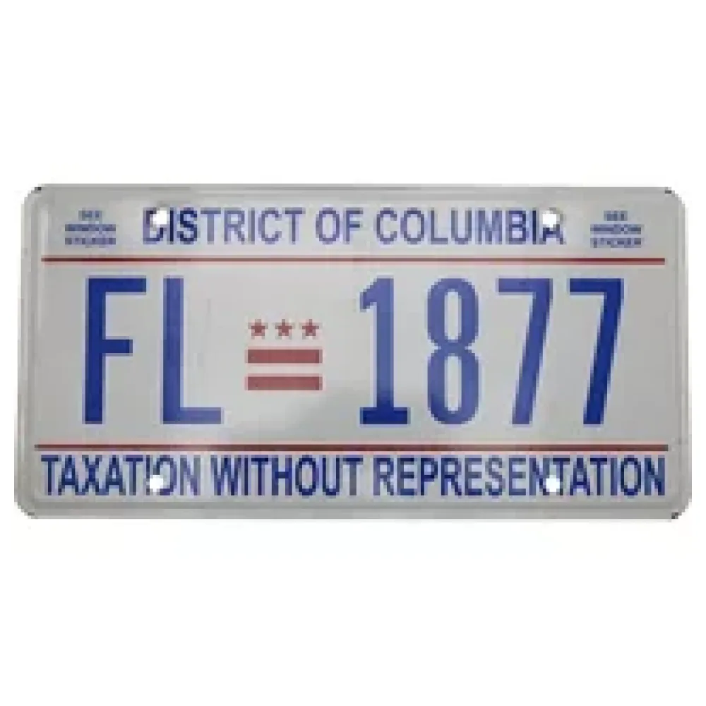 US Kennzeichen Washington DC - original Nummernschild aus den USA – Bild 2
