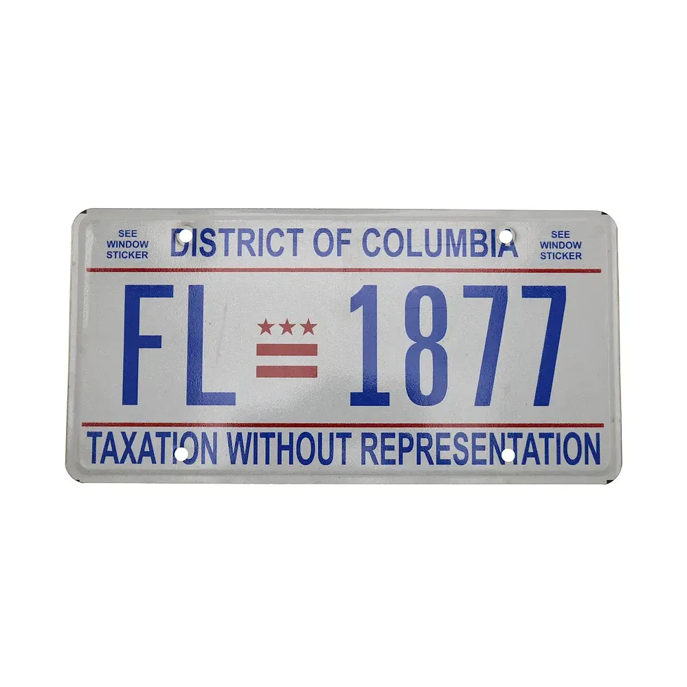US Kennzeichen Washington DC - original Nummernschild aus den USA