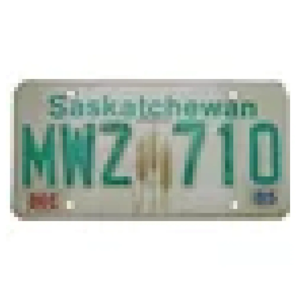 Kanadisches Kennzeichen Saskatchewan - original Nummernschild aus Kanada – Bild 3