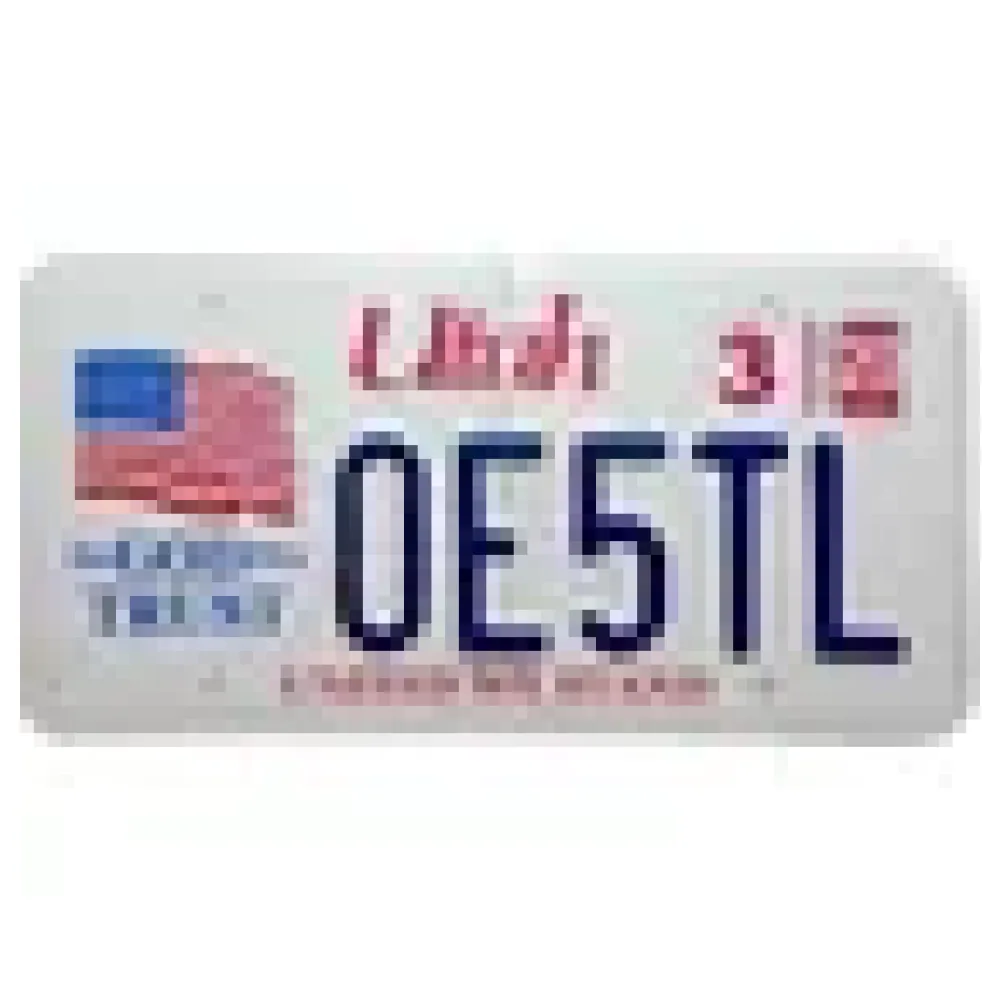 US Kennzeichen Utah - In God we trust - original – Bild 3
