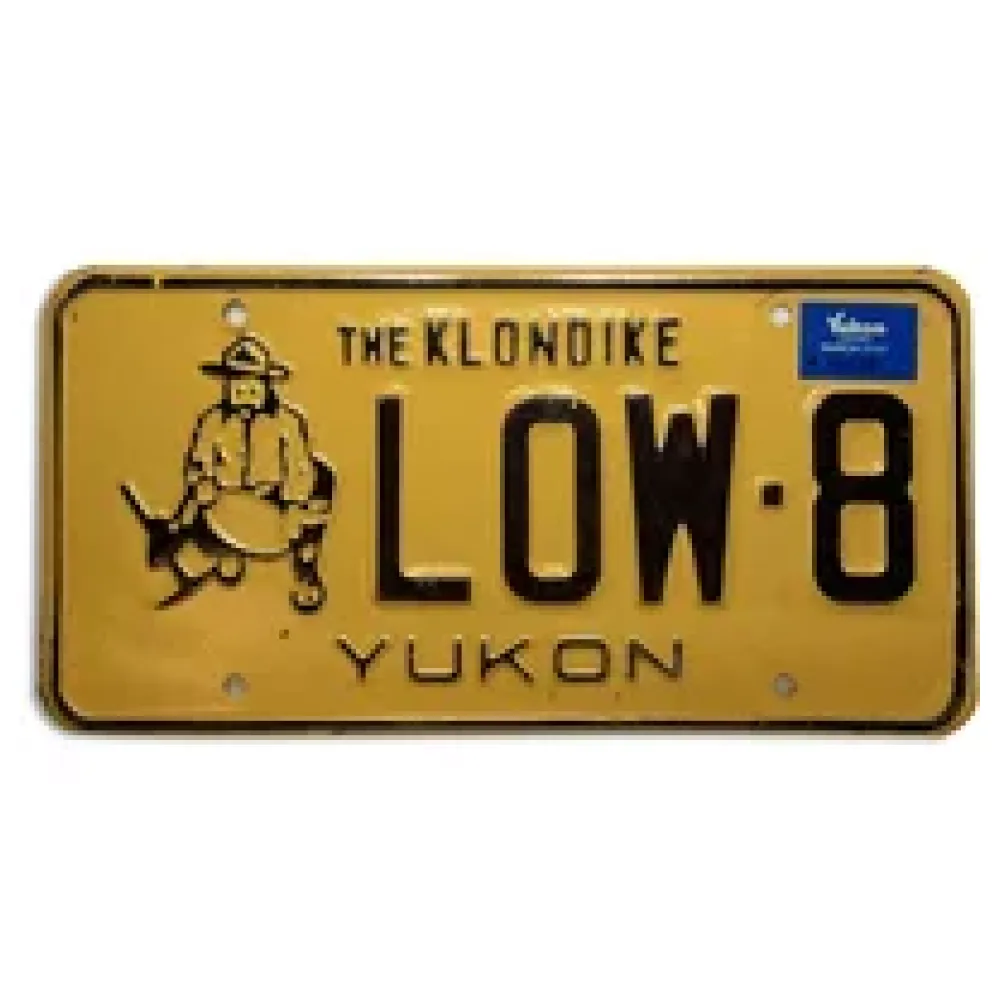 Originales Kennzeichen aus Kanada - Yukon – Bild 2