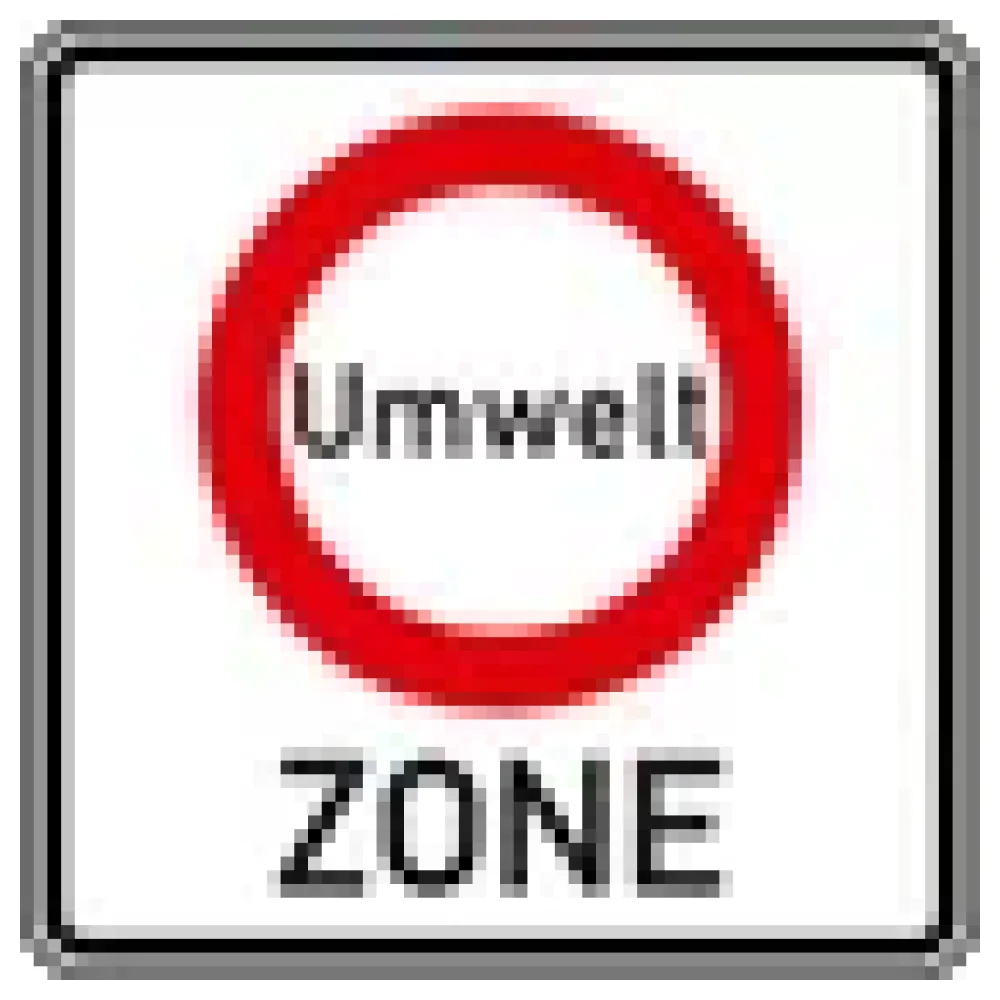 Verkehrsschild - Beginn einer Verkehrsverbotszone - Umwelt Zone – Bild 3