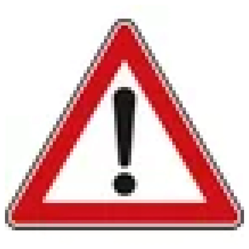 Verkehrszeichen StVO - Dreieckiges Verkehrsschild Gefahrstelle – Bild 3