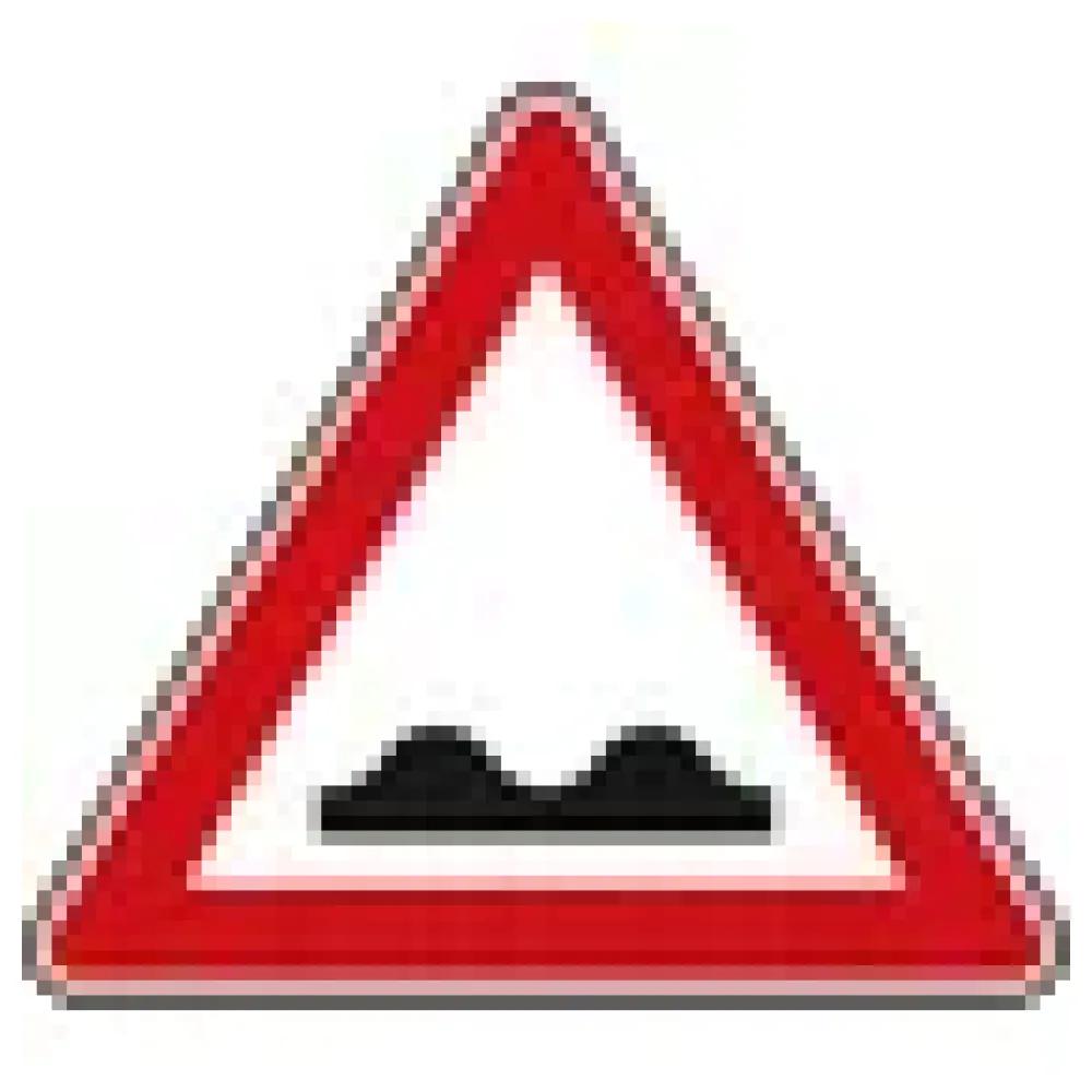 Verkehrszeichen StVO - Dreieckiges Verkehrsschild unebene Fahrbahn – Bild 3