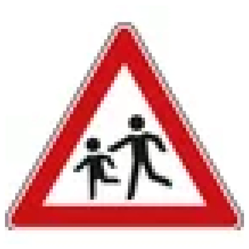 Verkehrszeichen StVO - Dreieckiges Verkehrsschild Kinder – Bild 3
