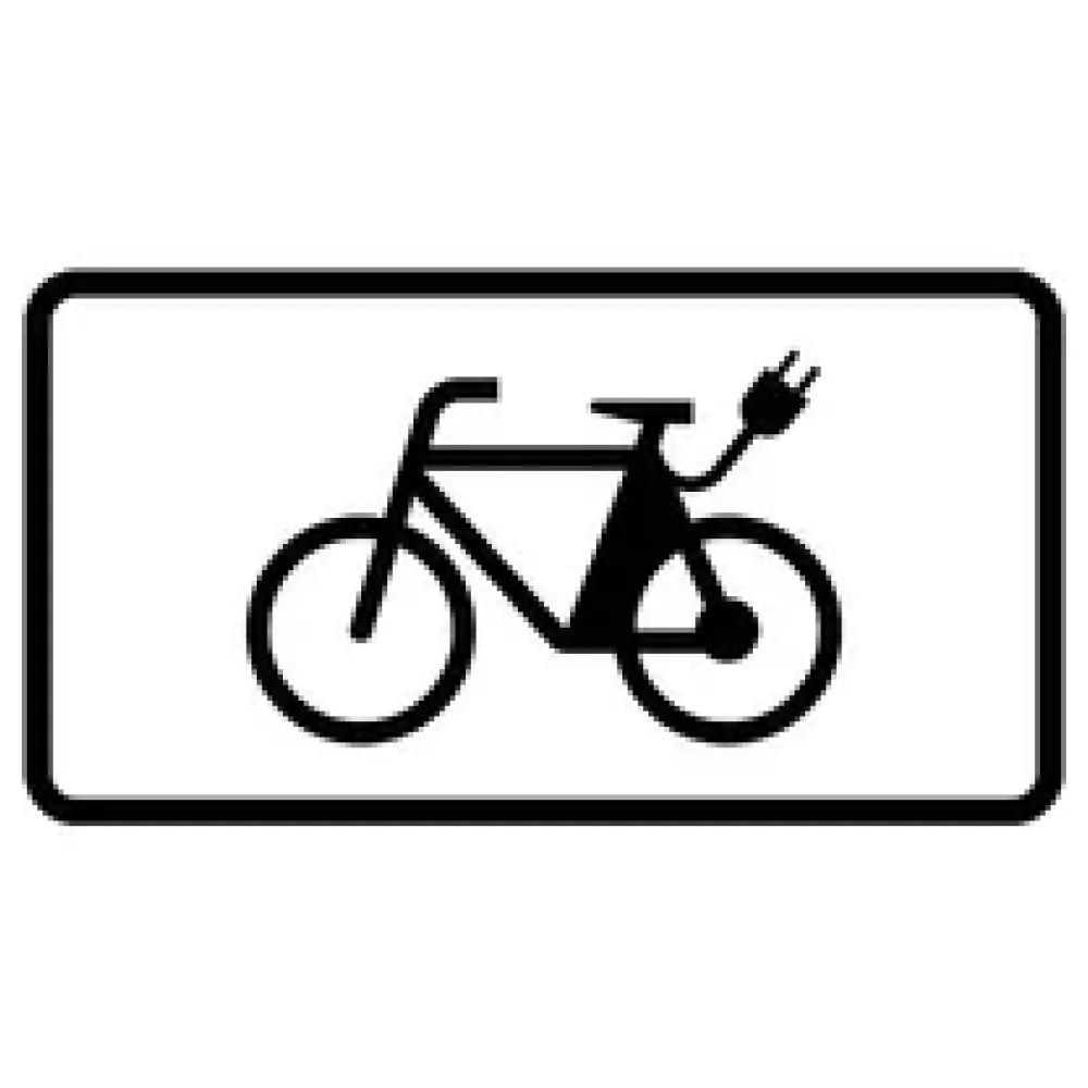 Verkehrszeichen Zusatzschild StVO - E-Bikes – Bild 2
