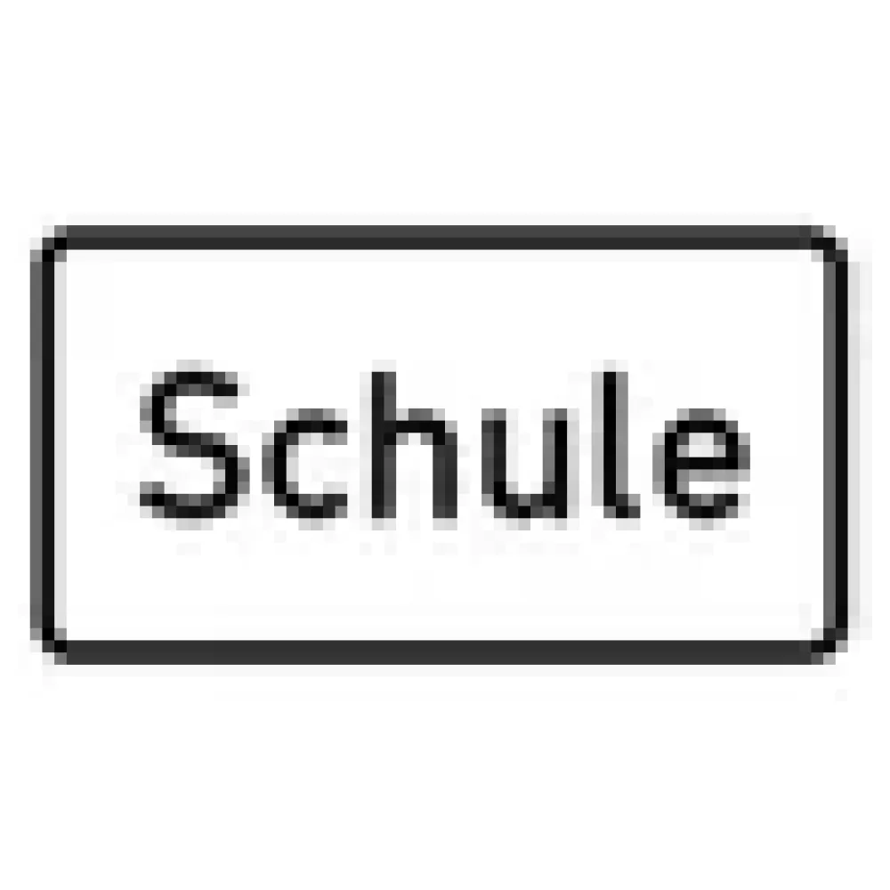 Verkehrszeichen Zusatzschild StVO - Schule – Bild 3
