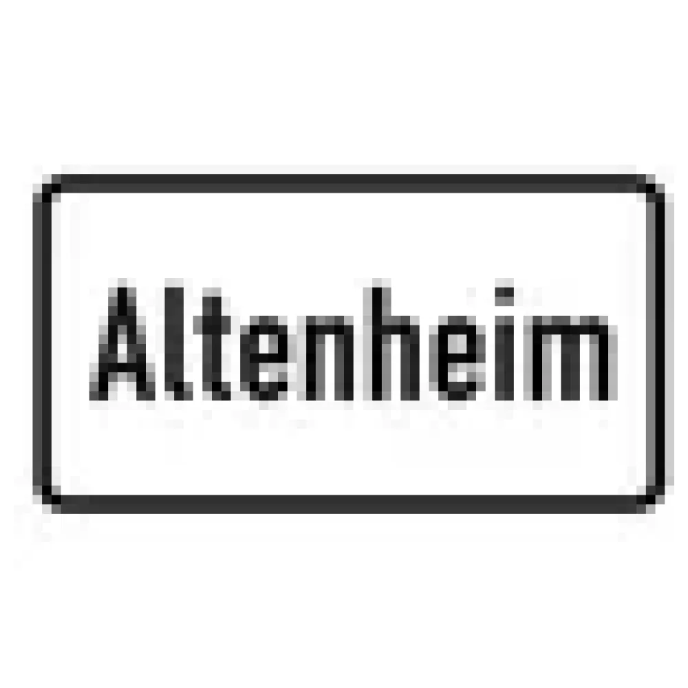 Verkehrszeichen Zusatzschild StVO - Altenheim – Bild 3