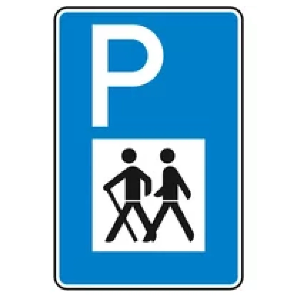 Verkehrszeichen - Wanderparkplatz – Bild 2