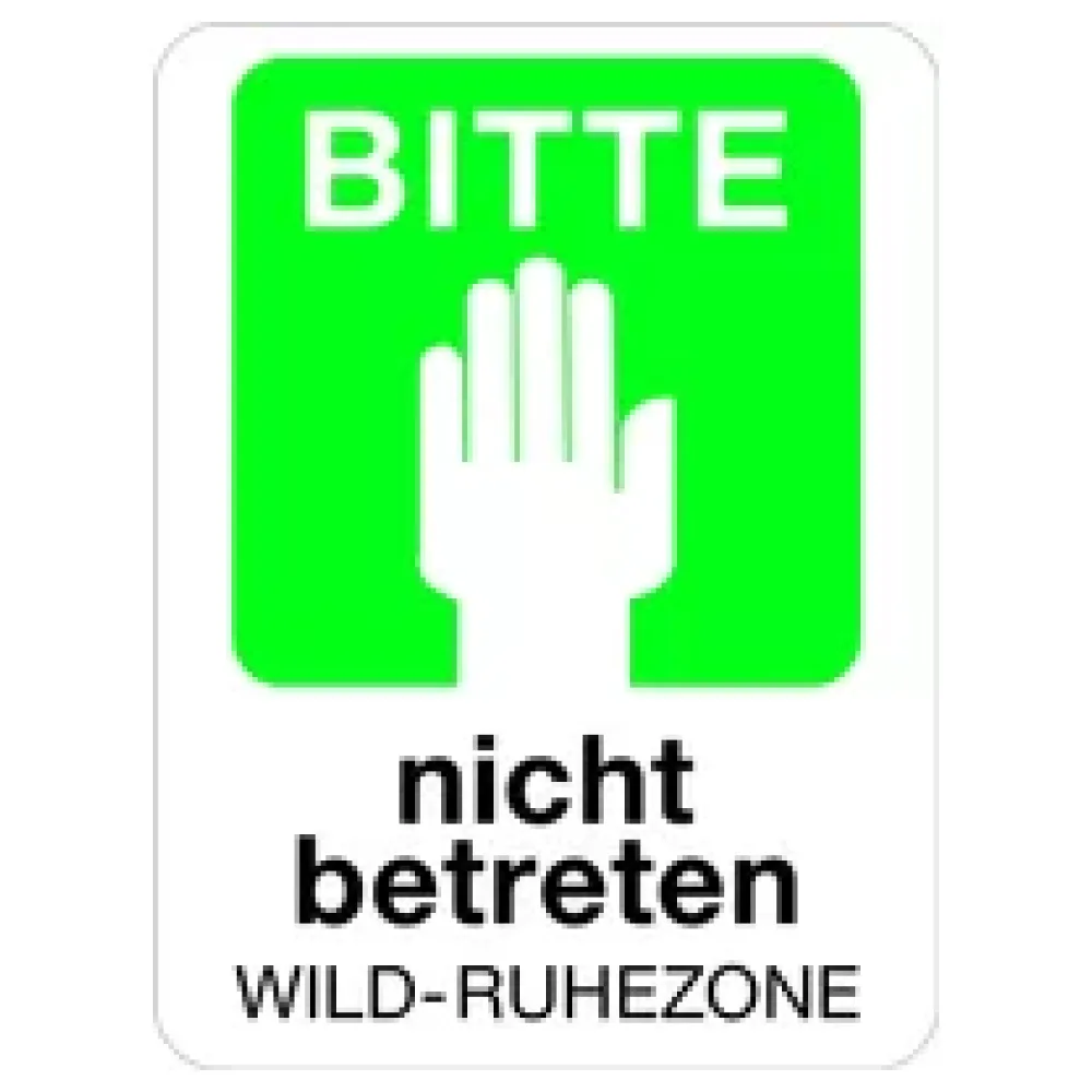 Verkehrsschild - Wild-Ruhezone – Bild 2