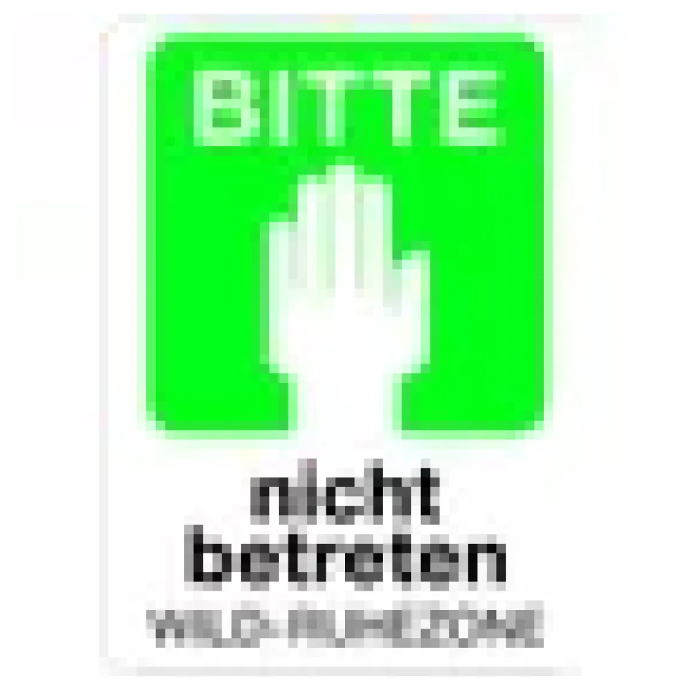 Verkehrsschild - Wild-Ruhezone – Bild 3