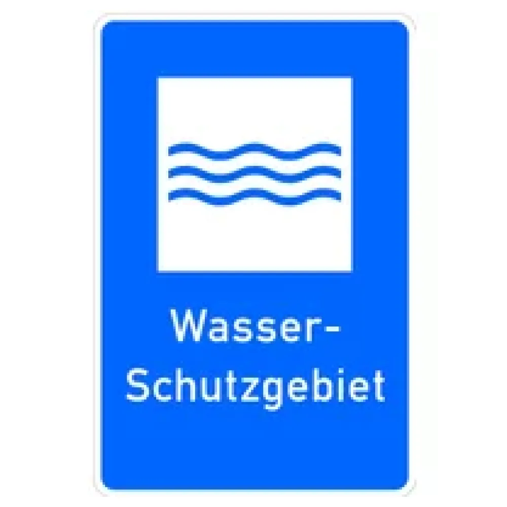 Verkehrsschild - Wasser-Schutzgebiet – Bild 2