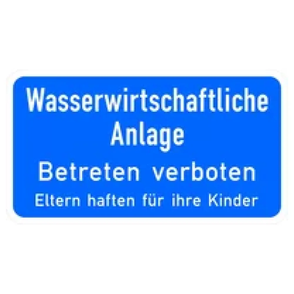 Sonderschild - Wasserwirtschaftliche Anlage – Bild 2