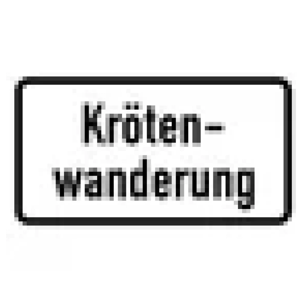 Umweltschutzschild - Krötenwanderung – Bild 3