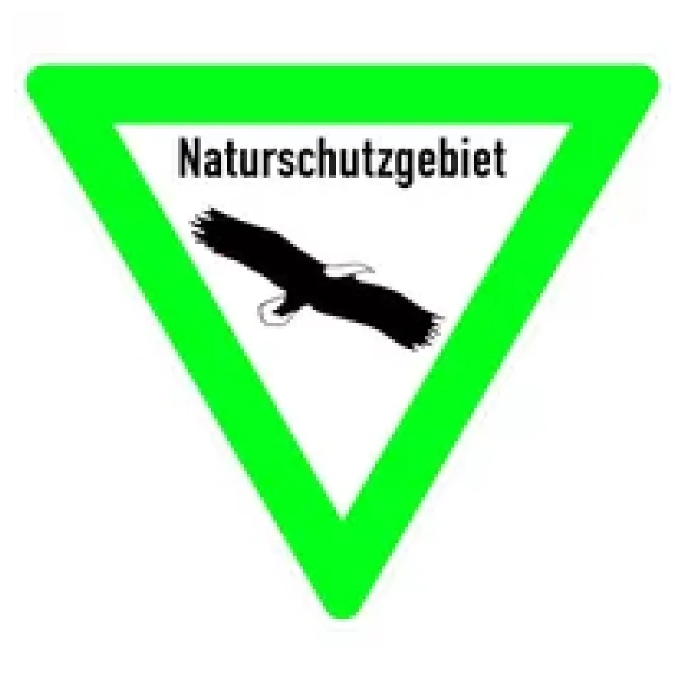 Naturschutzschild mit Adler – Bild 2