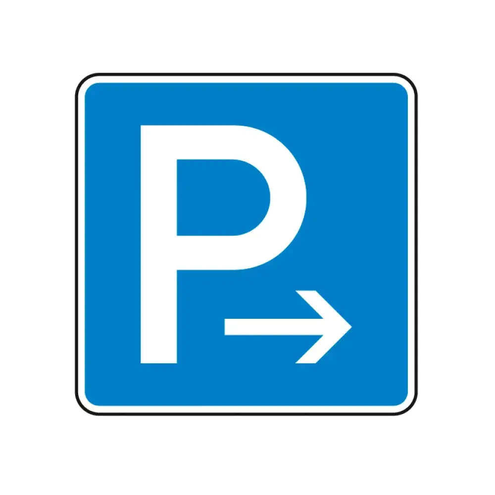 Verkehrszeichen - Parken Ende