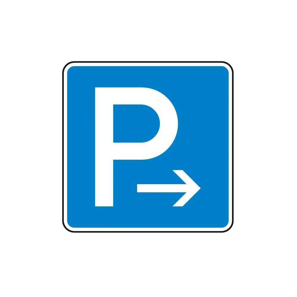 Verkehrszeichen - Parken Ende