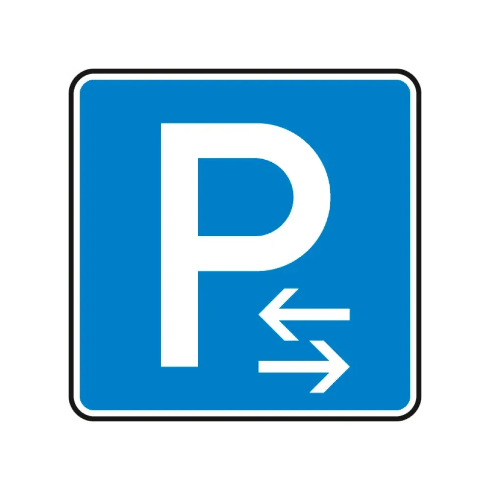 Verkehrszeichen - Parken Mitte