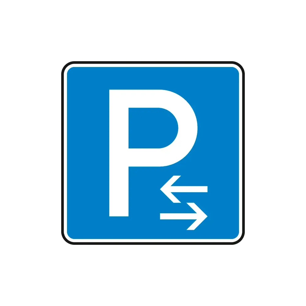 Verkehrszeichen - Parken Mitte