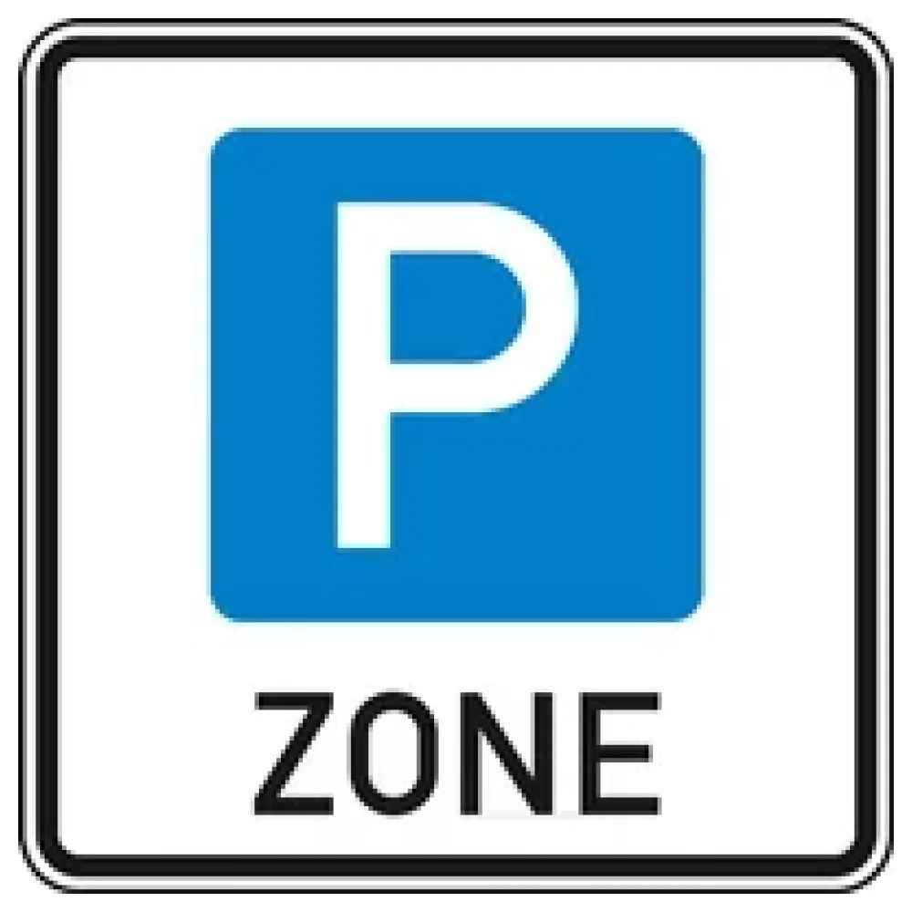 Verkehrszeichen - Parken - Beginn einer Parkraumbewirtschaftungszone – Bild 2