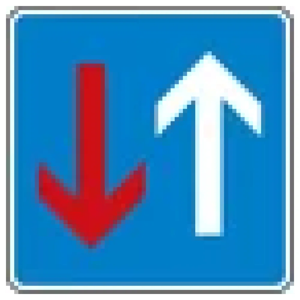 Verkehrszeichen StVO - Vorrang vor dem Gegenverkehr – Bild 3