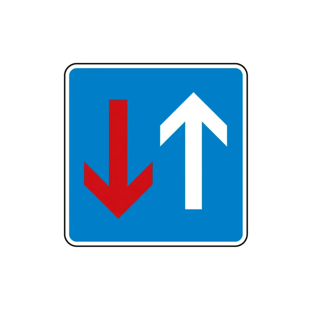 Verkehrszeichen StVO - Vorrang vor dem Gegenverkehr
