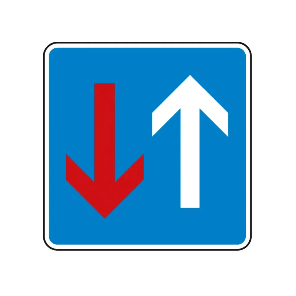 Verkehrszeichen StVO - Vorrang vor dem Gegenverkehr