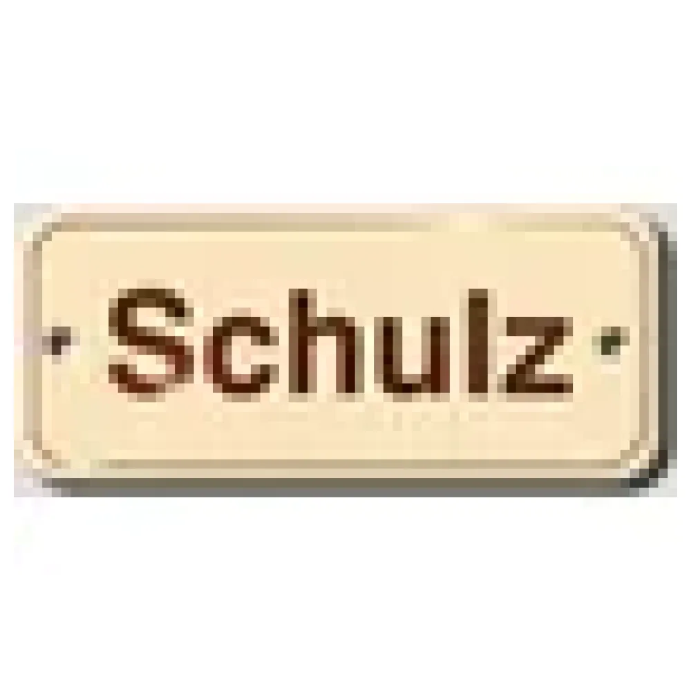 Namensschild aus Emaille in vielen Farben | 7 x 3 cm - einzeilig – Bild 3