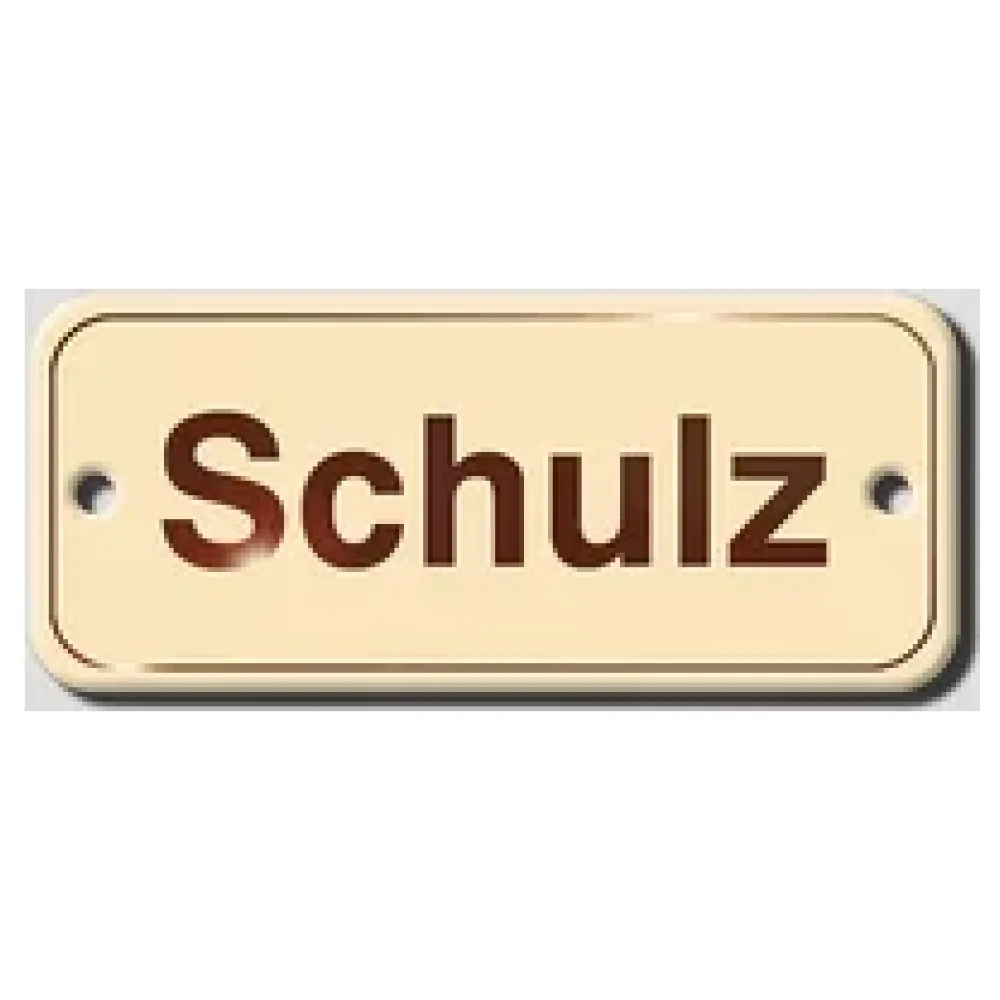 Namensschild aus Emaille in vielen Farben | 7 x 3 cm - einzeilig – Bild 2