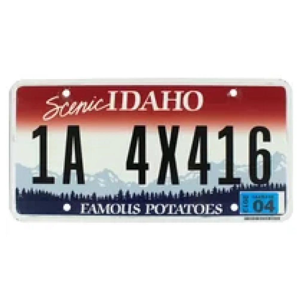 USA-Kennzeichen Idaho - Famous Potatoes - original – Bild 2