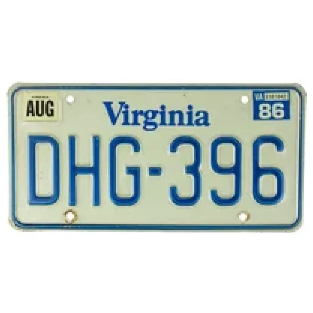 USA Kennzeichen Virginia - originales Schild aus den USA – Bild 2
