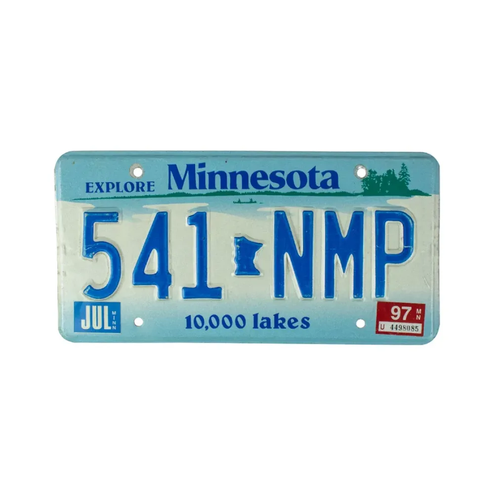 US-Kennzeichen aus Minnesota
