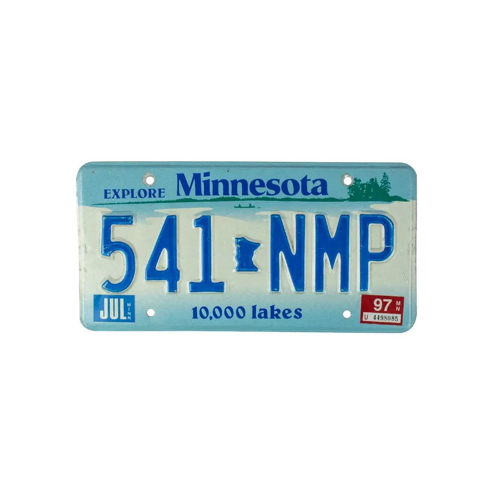 US-Kennzeichen aus Minnesota