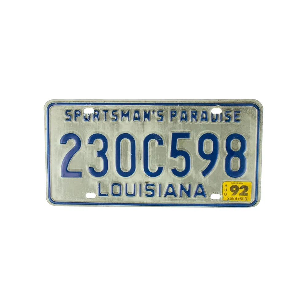 US-Kennzeichen aus Louisiana