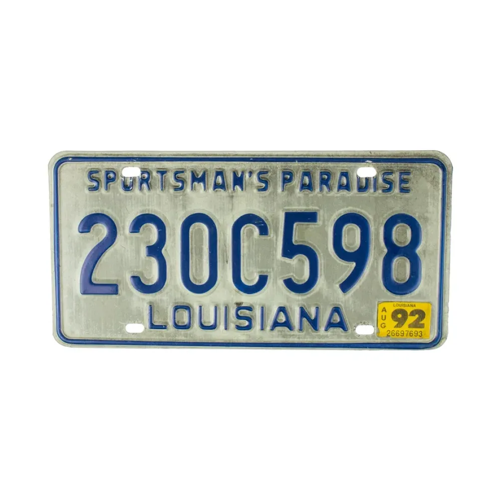 US-Kennzeichen aus Louisiana