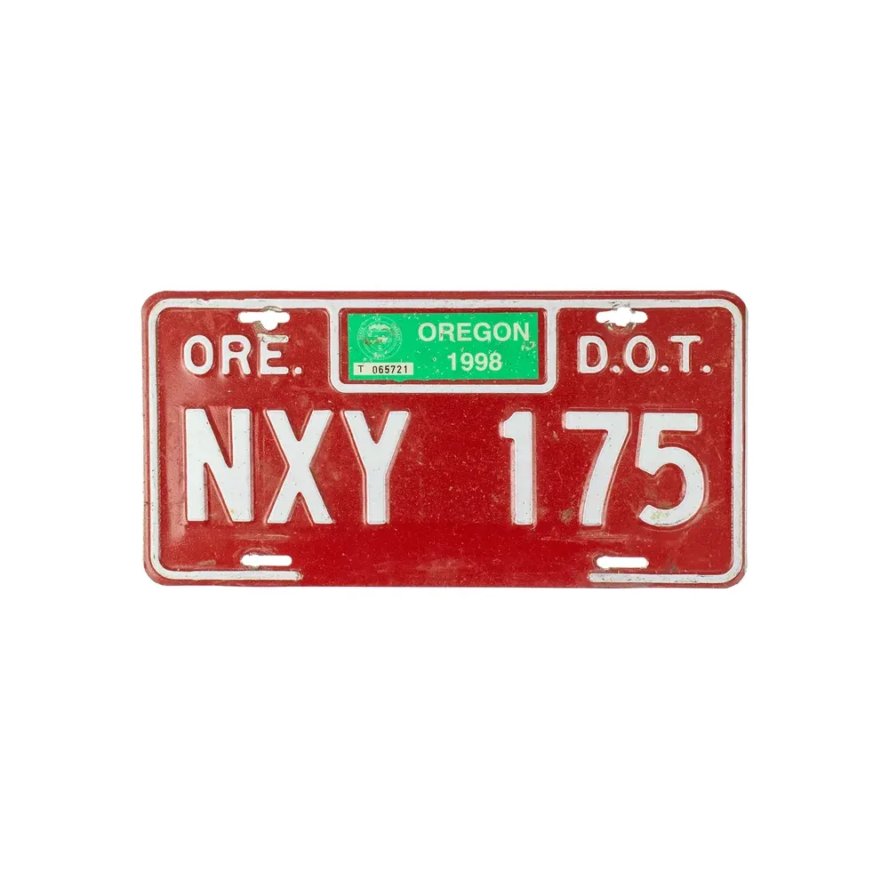 USA - Nummernschild aus Oregon - original