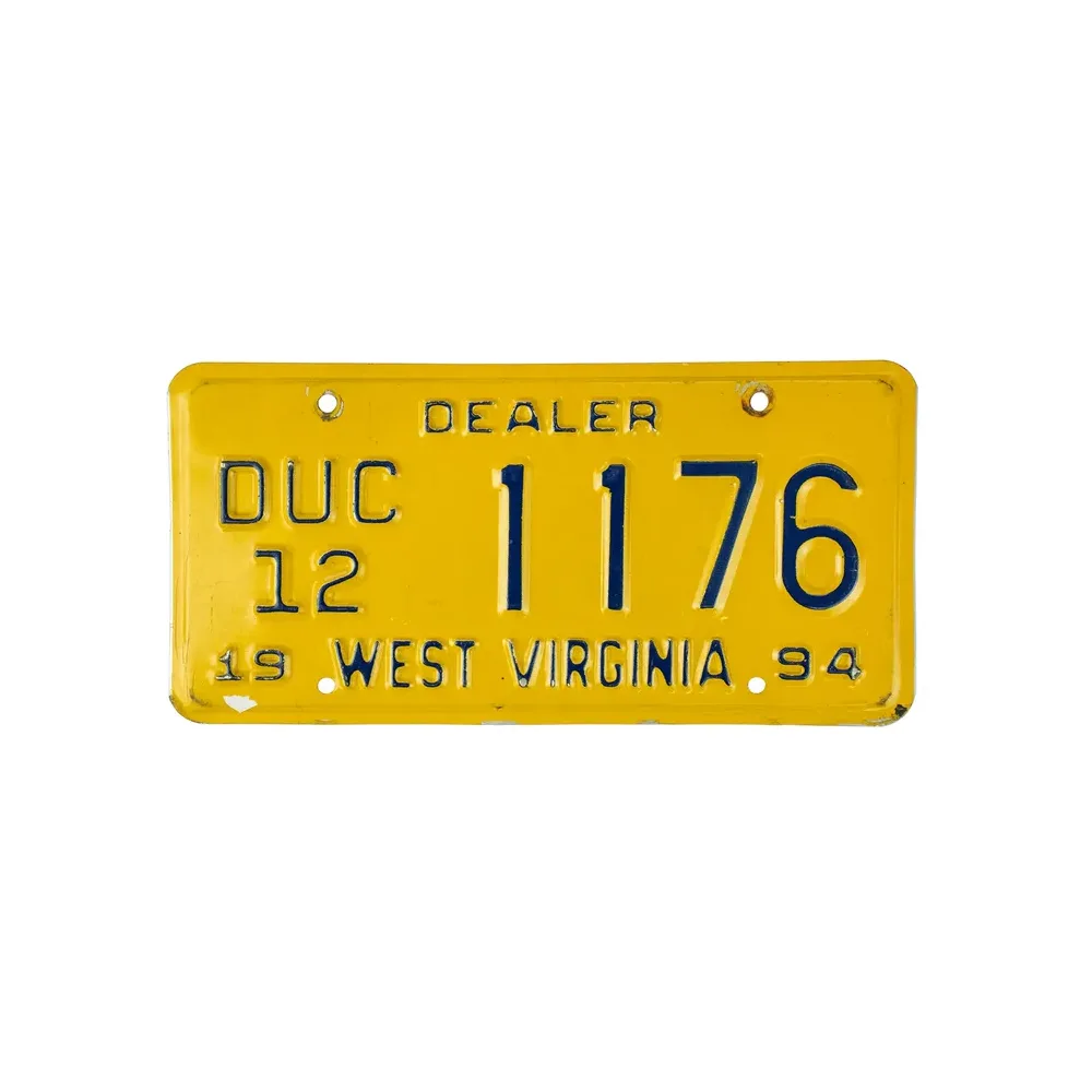 US-Nummernschild West Virginia - Wild Wonderful - original