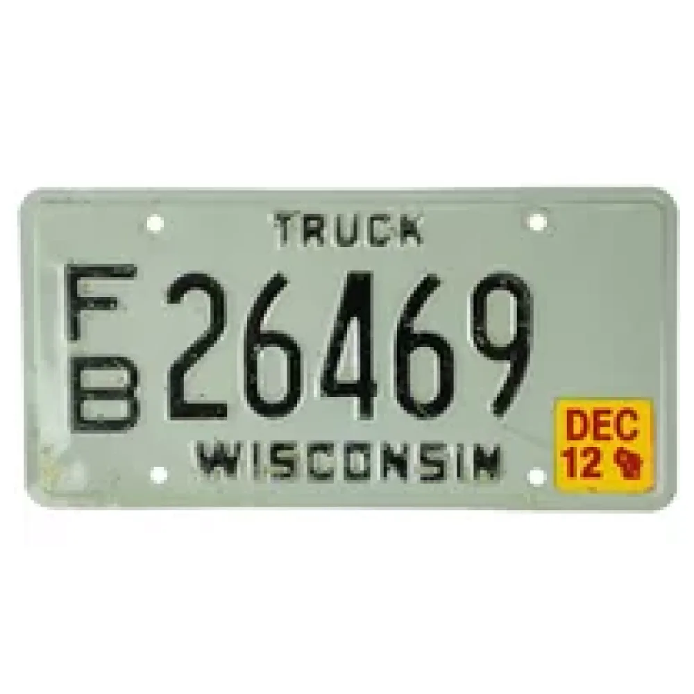 Kennzeichen aus den USA - Wisconsin - Americas Dairyland - original – Bild 2