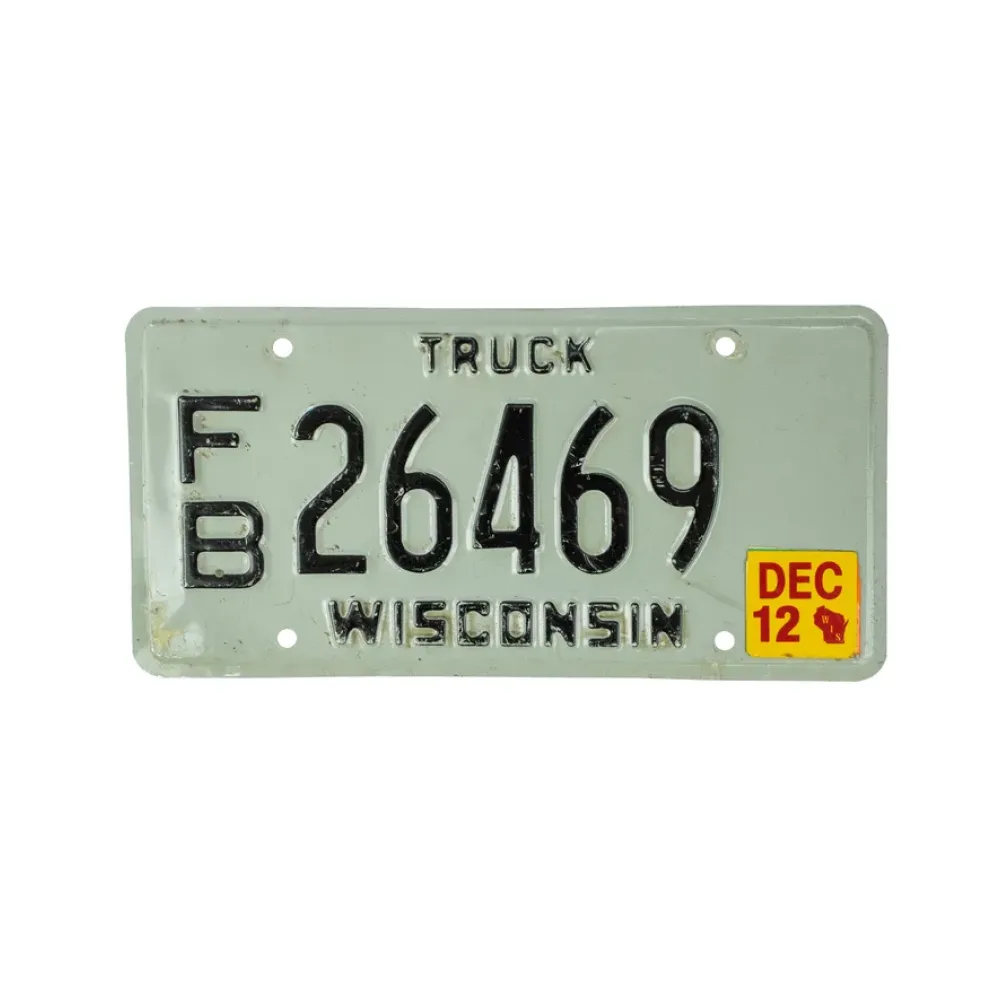 Kennzeichen aus den USA - Wisconsin - Americas Dairyland - original