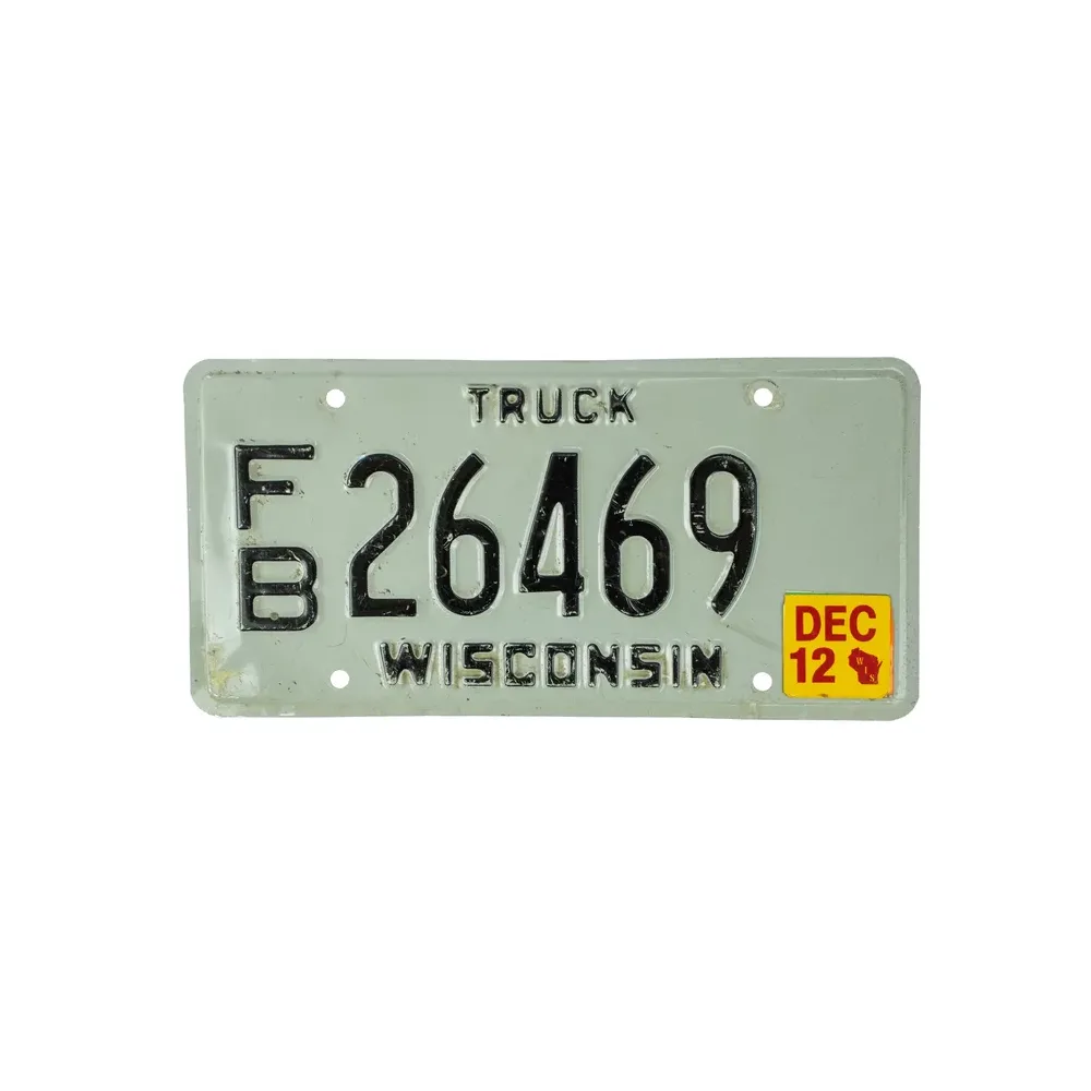 Kennzeichen aus den USA - Wisconsin - Americas Dairyland - original