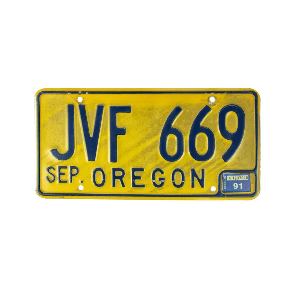 US Kennzeichen aus Oregon - original
