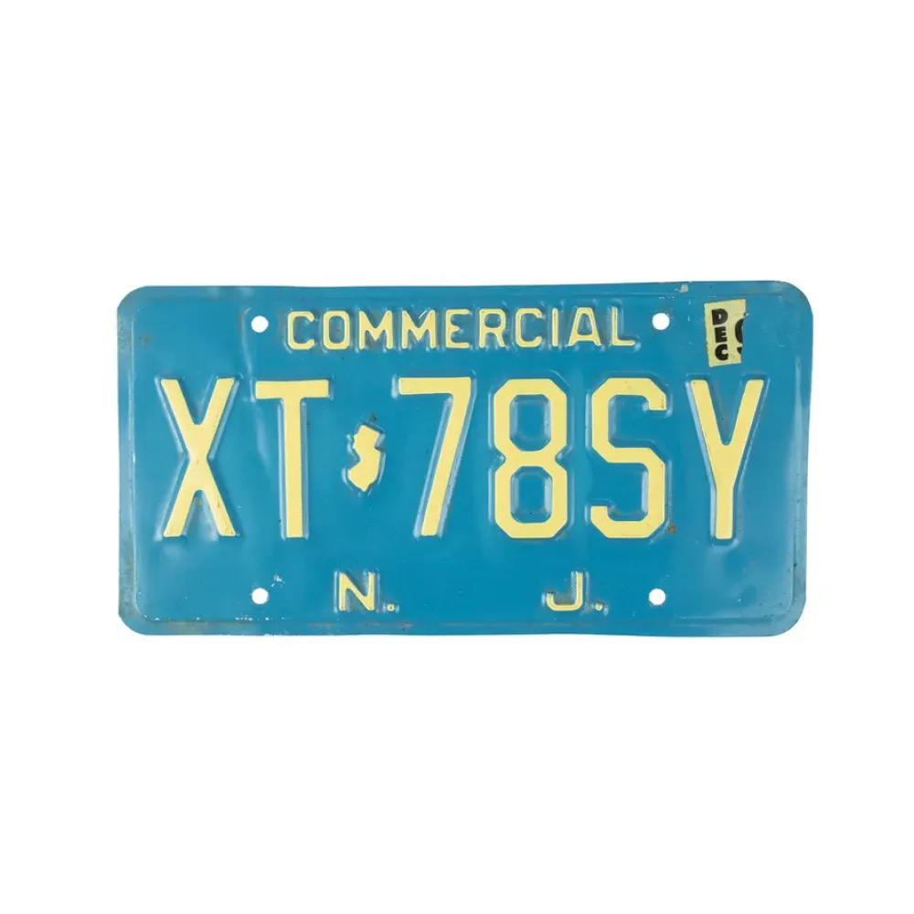 USA-Nummernschild New Jersey - Garden State - original